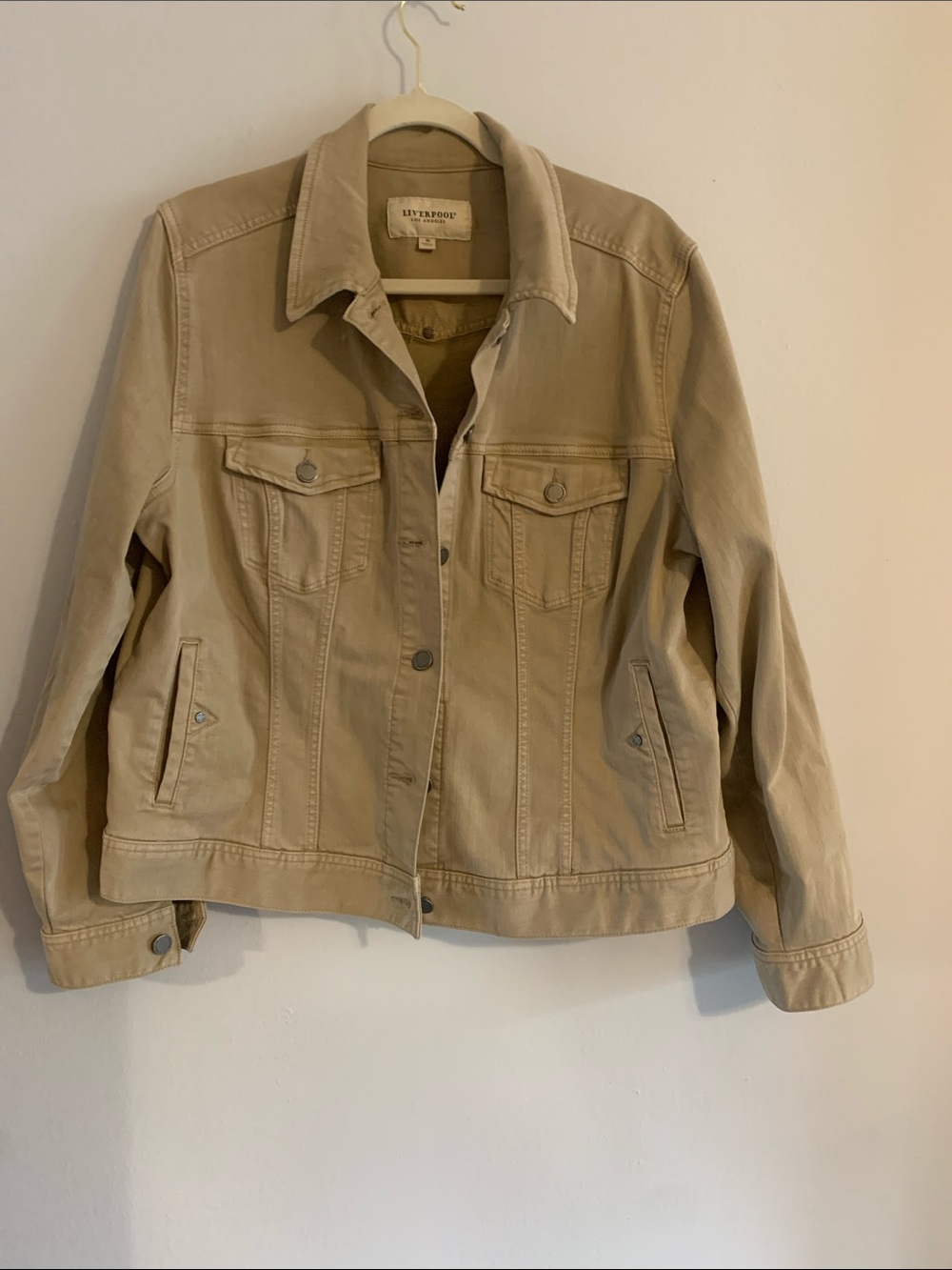 LIVERPOOL Beige Jean Jacket - Women's Classic Trucker